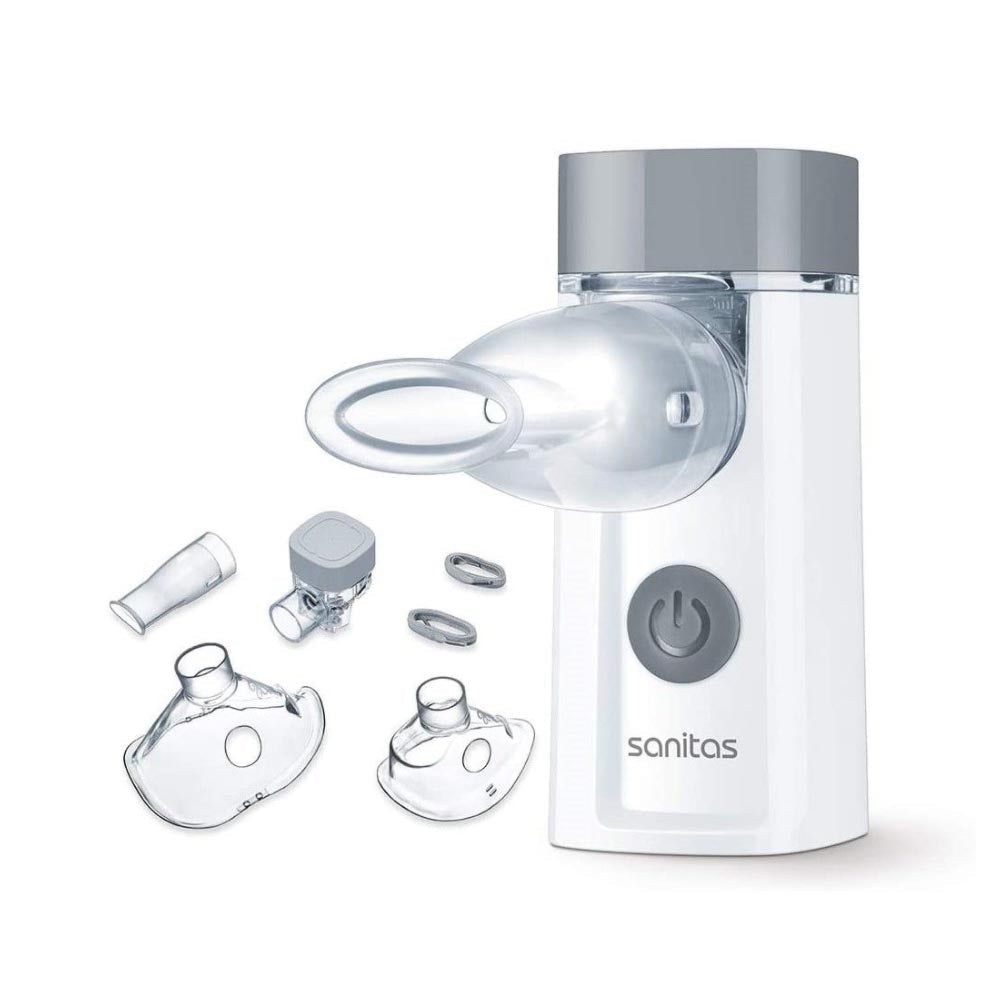 Sanitas Portable Nebuliser | Rechargeable | Compact Inhaler for Respiratory Relief | SIH 52