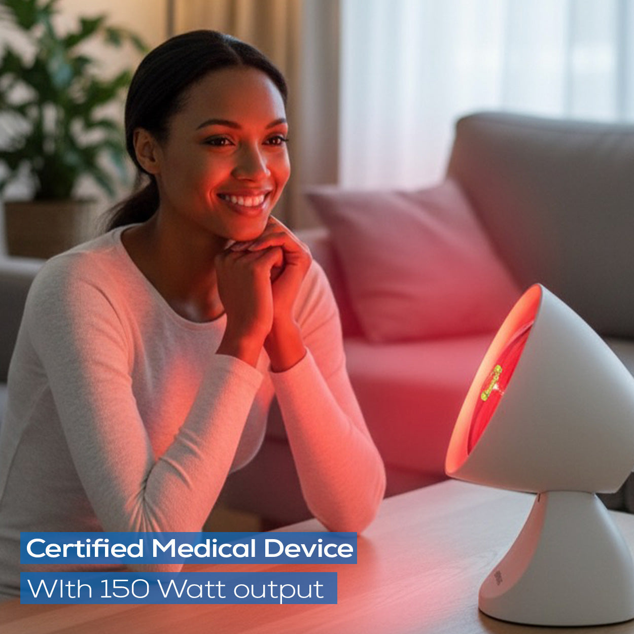 Sanitas Infrared Lamp 150W Heat Lamp Soothes Colds & Muscle Strain | SIL 16