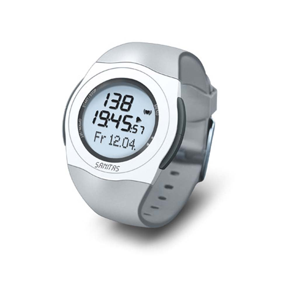 Sanitas Heart Rate Monitor | Chest Strap | Calorie & Pulse Tracking | Fitness Training Companion | SPM 25