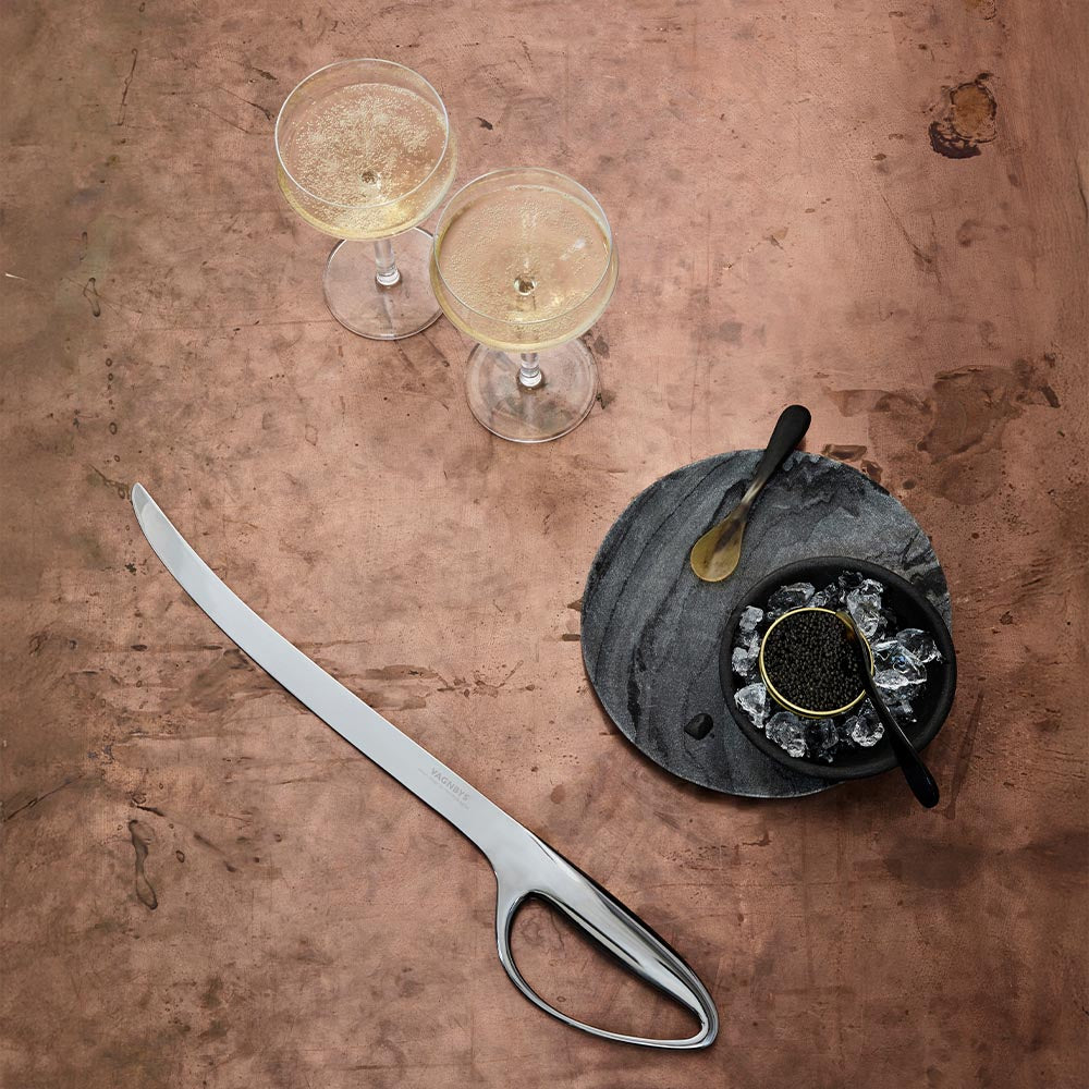 Vagnbys Champagne Sabre With Mirror Finish + FREE GIFT - Champagne Pourer