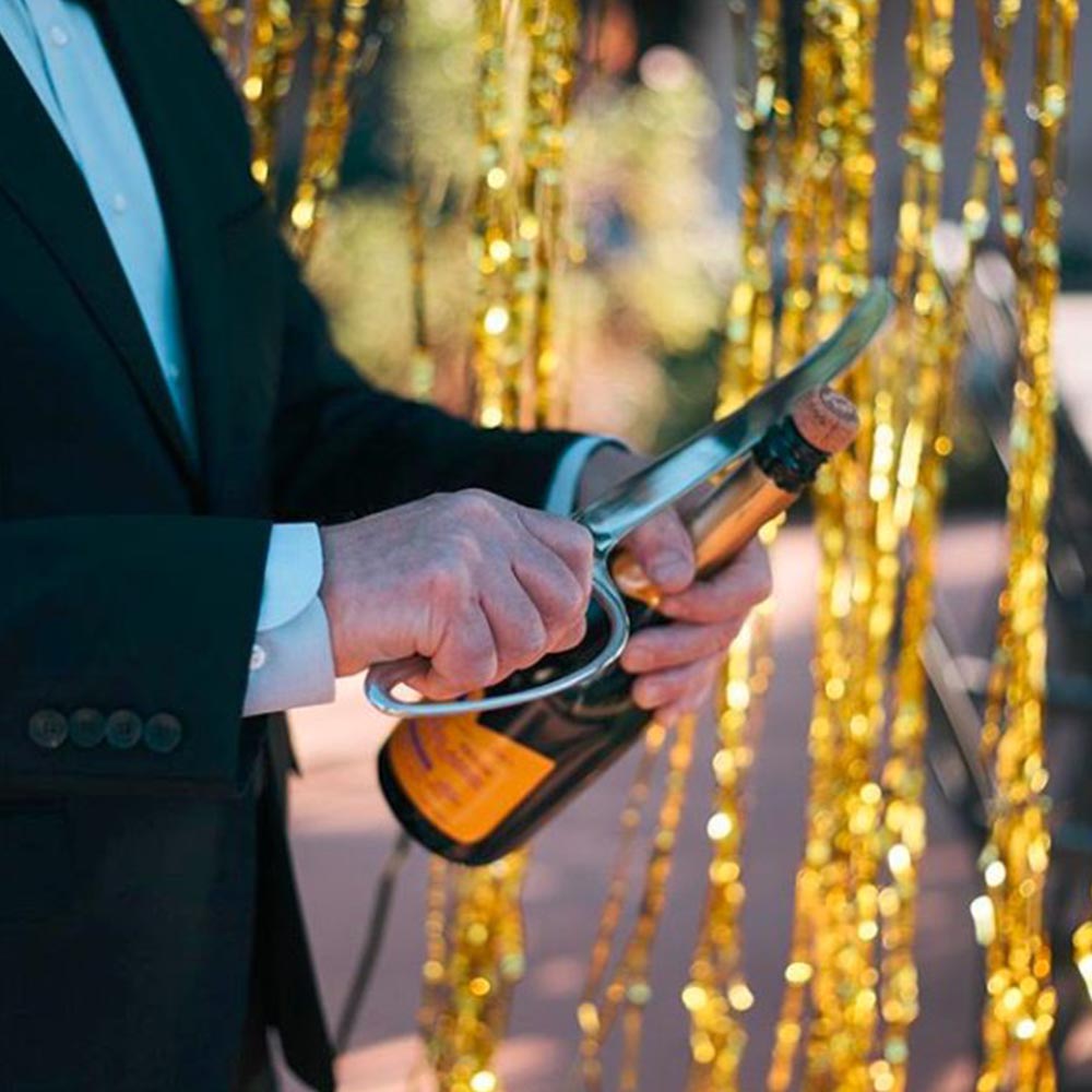 Vagnbys Champagne Sabre - Stainless Steel Mirror Finish