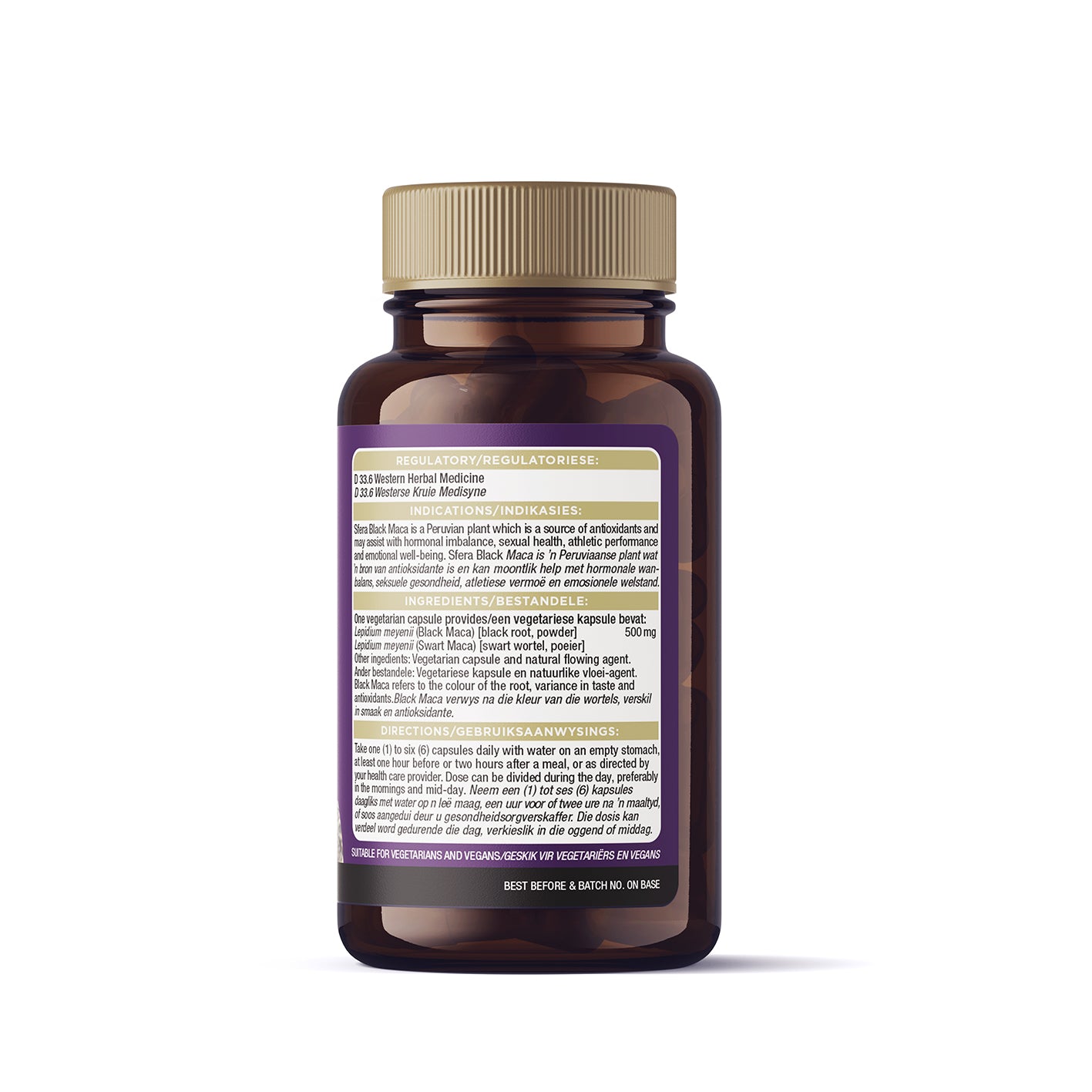 Sfera Black Maca - 60 Capsules