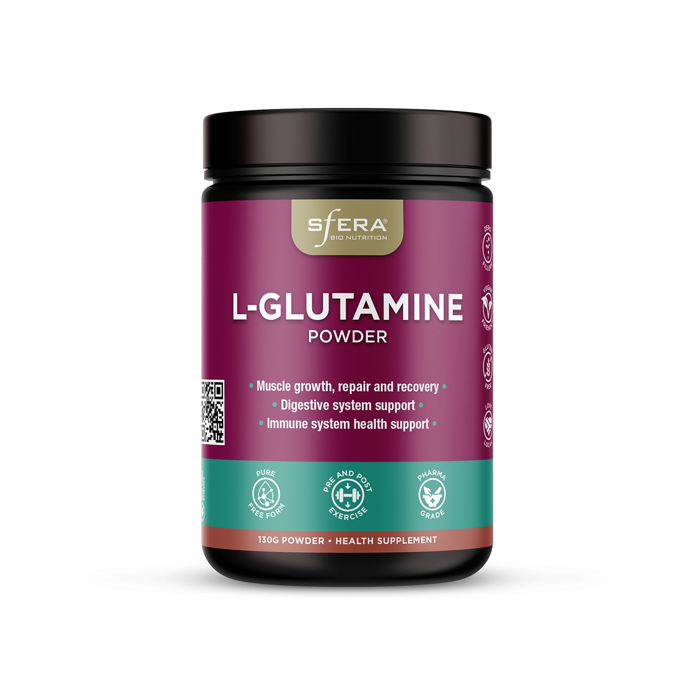 Sfera L-Glutamine Powder - 130g