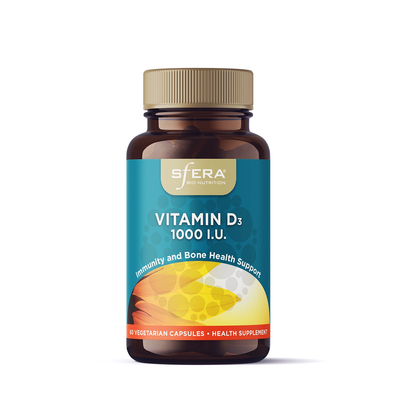 Sfera Vitamin D3 1000 I.U. With MCT - 60 Capsules