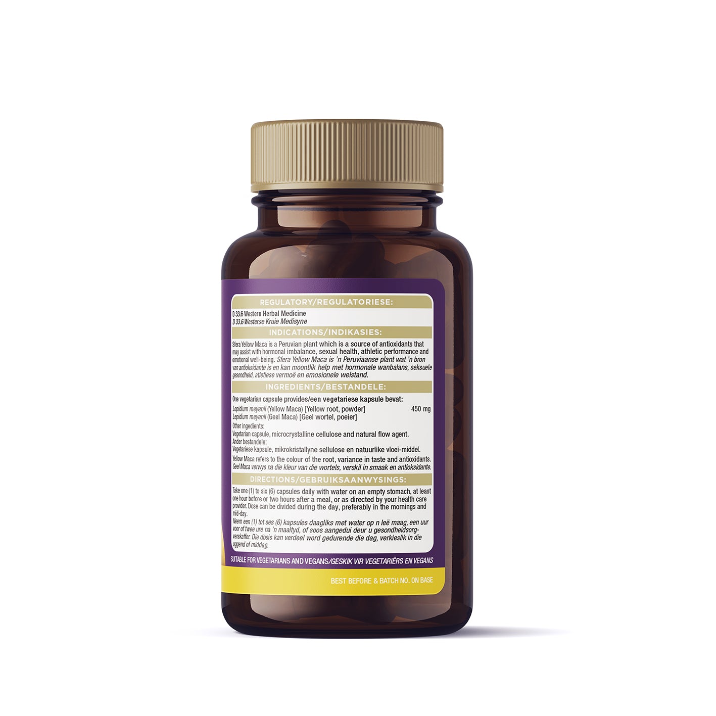 Sfera Yellow Maca - 60 Capsules