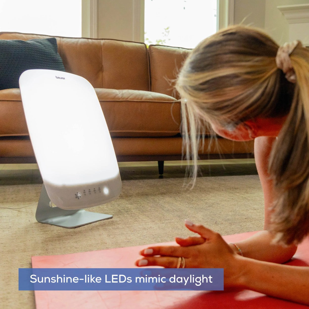 Beurer TL 95 Daylight Therapy Lamp for SAD Therapy. SunLike® LED Boosts Mood, Energy & Focus