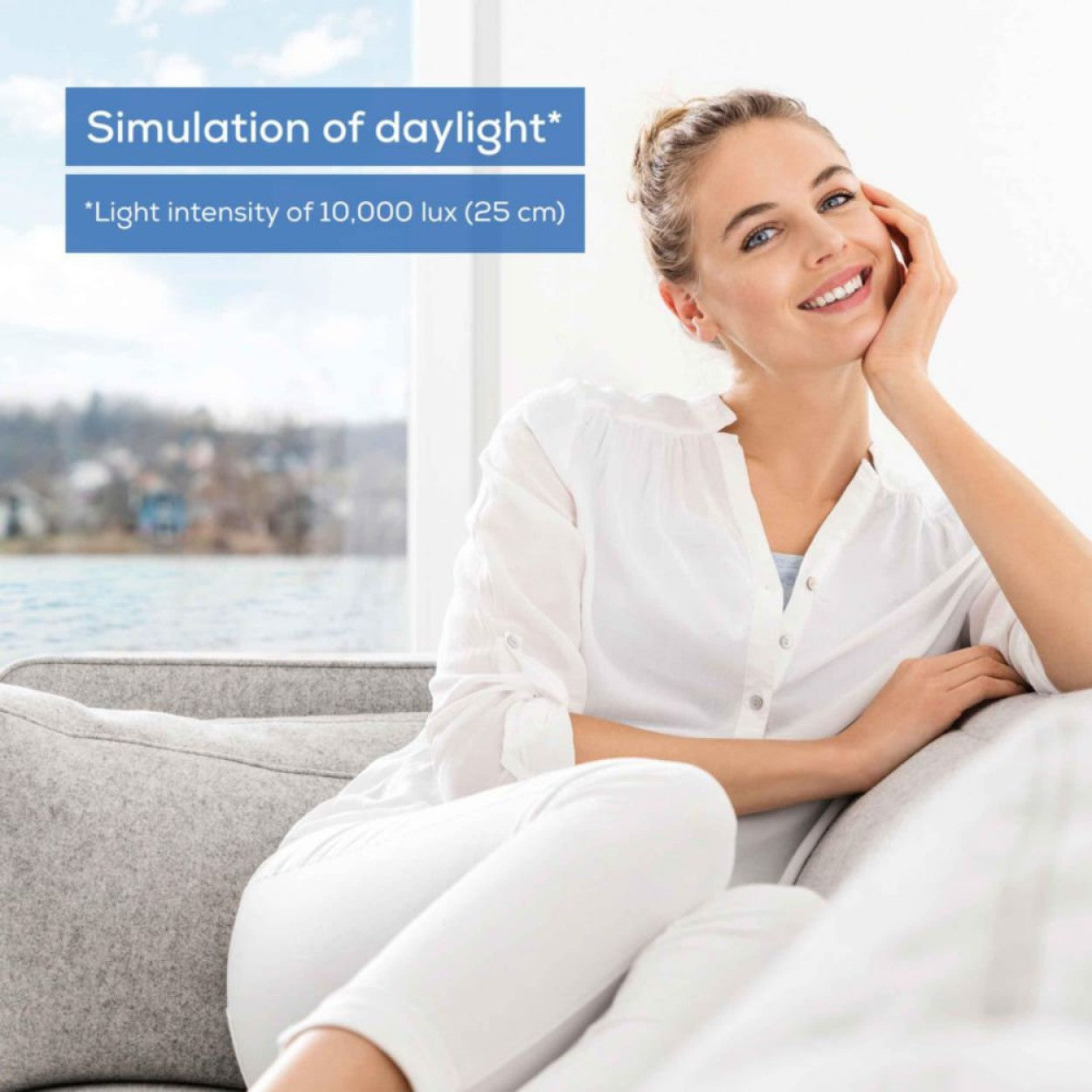 Beurer TL 95 Daylight Therapy Lamp for SAD Therapy. SunLike® LED Boosts Mood, Energy & Focus