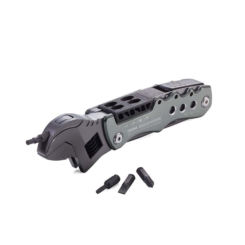 TROIKA Mini Tool with 12 functions MULTI-TOOL SPANNER