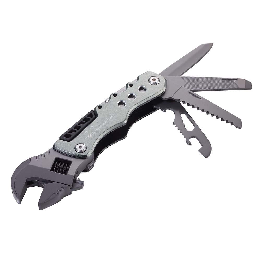 TROIKA Mini Tool with 12 functions MULTI-TOOL SPANNER
