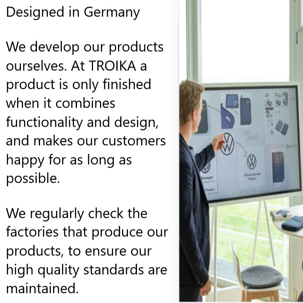 TROIKA Ink Refill: Mini 4cm Refill for TROIKA Micro Ballpoint Keyring Pens: Set of 10