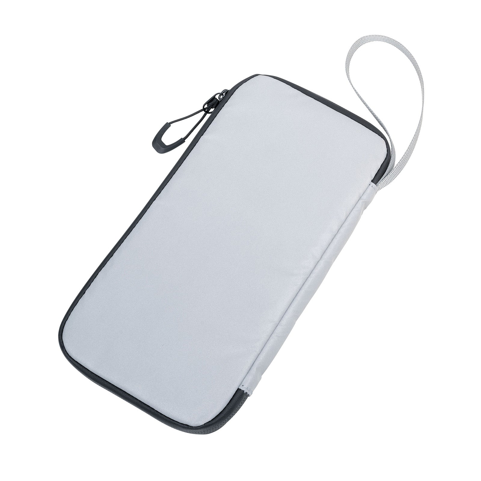 TROIKA Germany Travel Wallet | Reflective Case | 11 Compartments | Hand Strap
