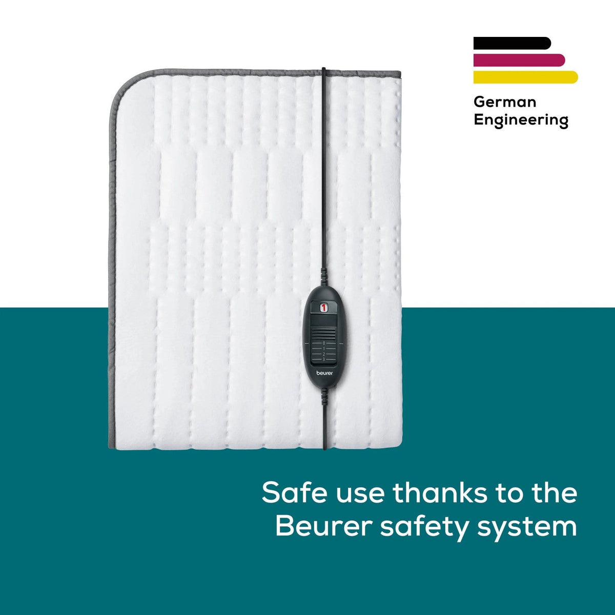 Beurer TS 24 Electric Under Blanket: Eco-Friendly Heated Blanket 150x80cm