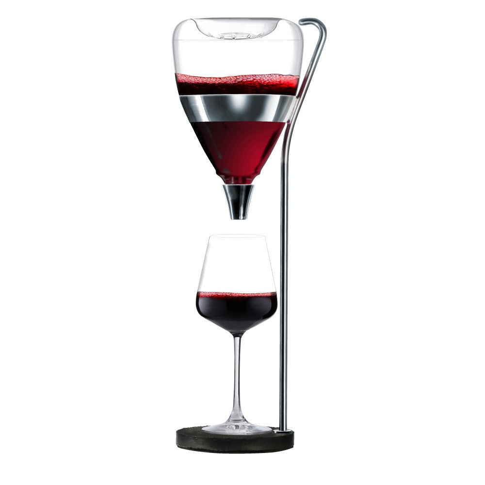 VAGNBYS Wine Aerator and Dispenser: Tritan Edition Decanter Table Tower
