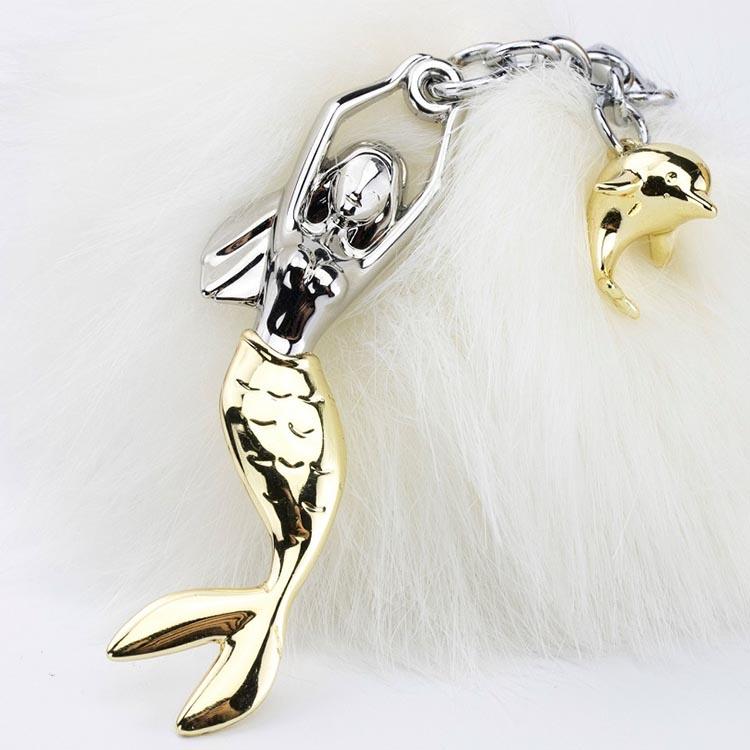 TROIKA Bag Charm with 3 Charms Mermaid