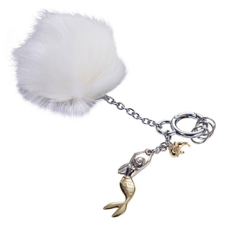 TROIKA Bag Charm with 3 Charms Mermaid