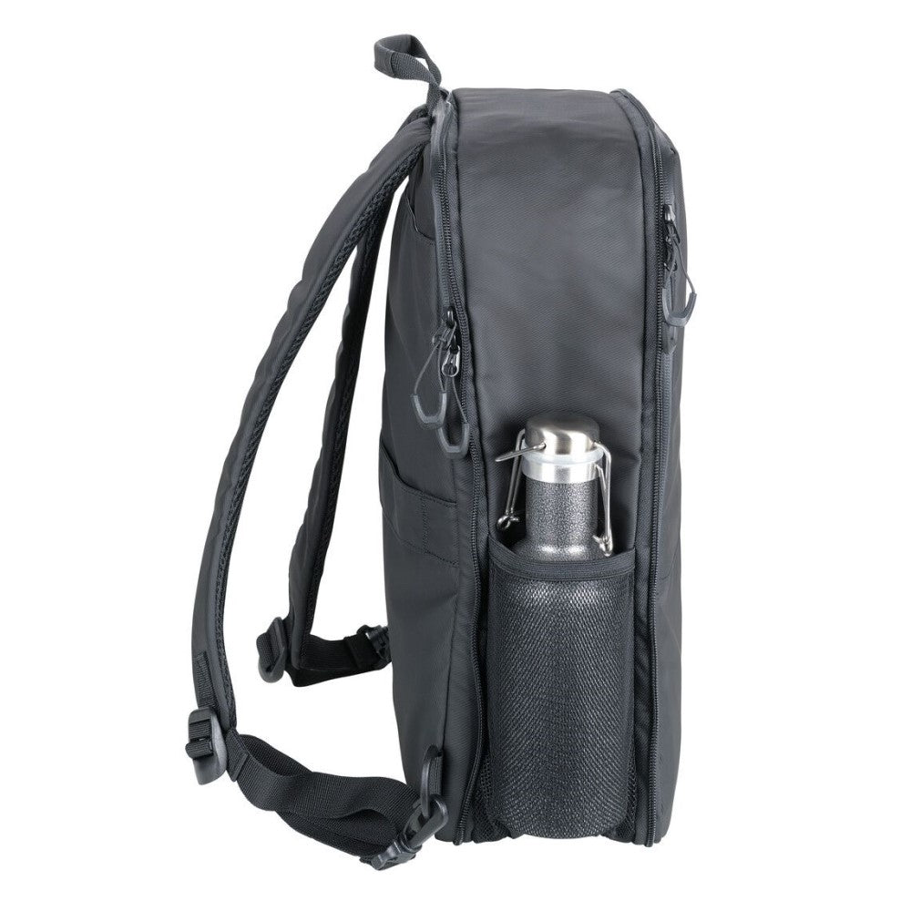 Troika Laptop Backpack: For 16" Laptop & Expandable from 6L to 14L – Black