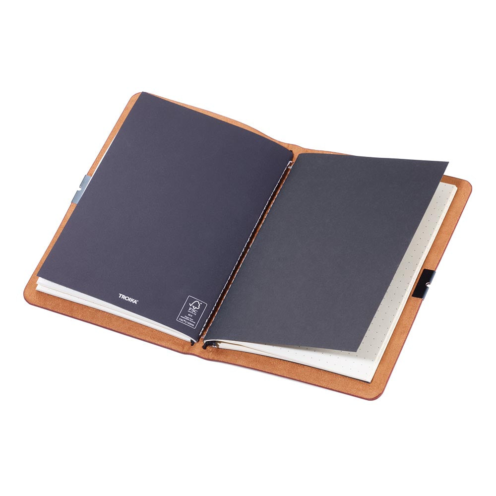 Troika Leatherette Bullet Journal with 2 notebooks
