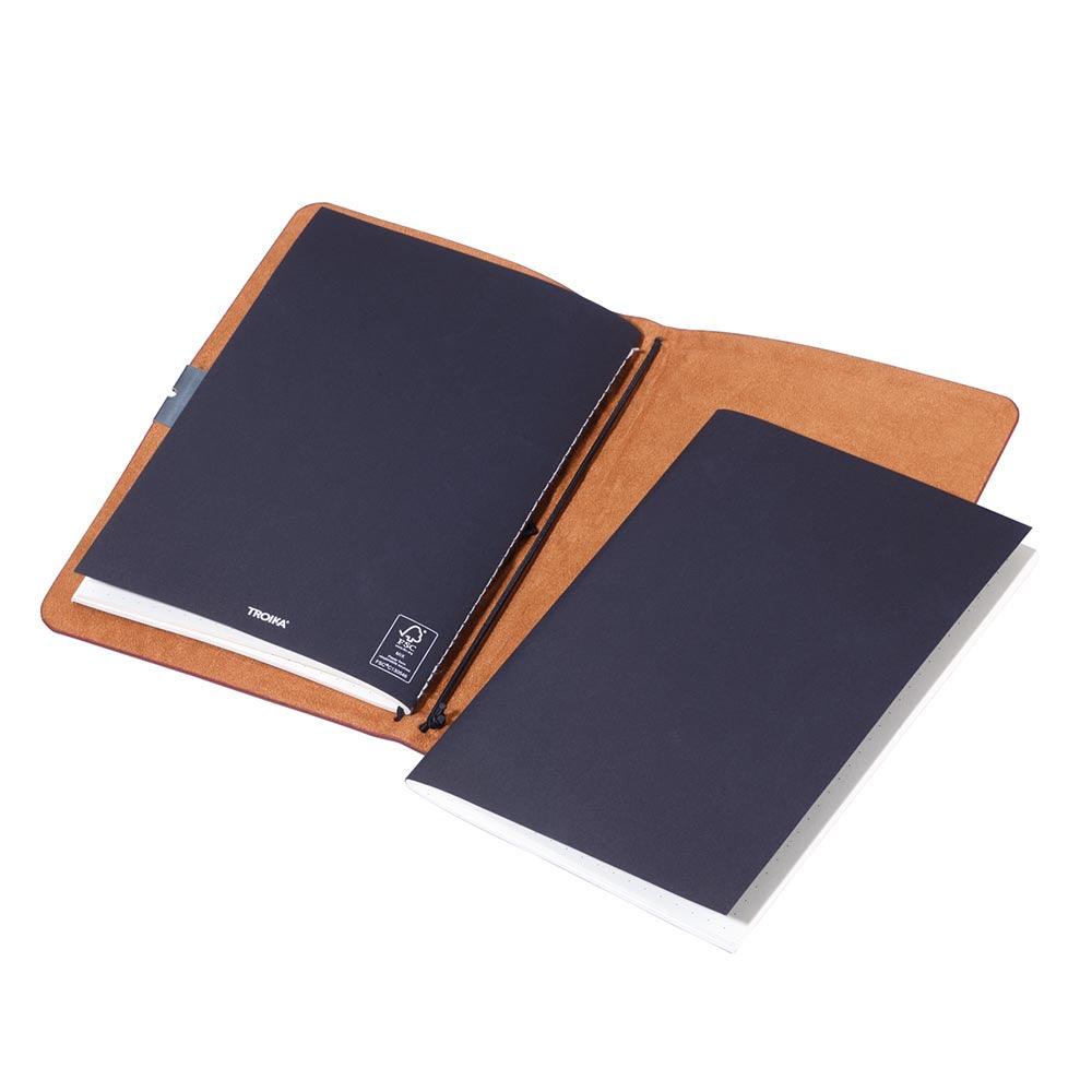Troika Leatherette Bullet Journal with 2 notebooks
