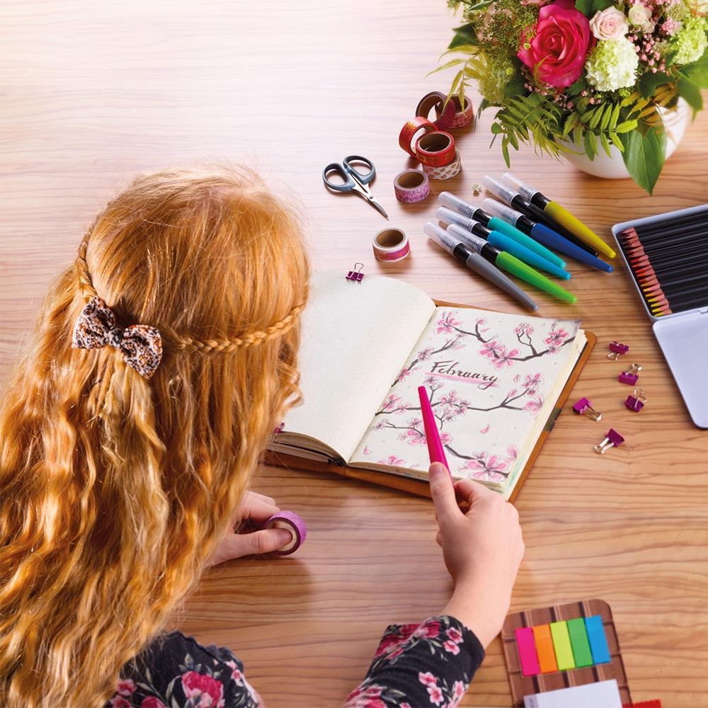 Troika Leatherette Bullet Journal with 2 notebooks