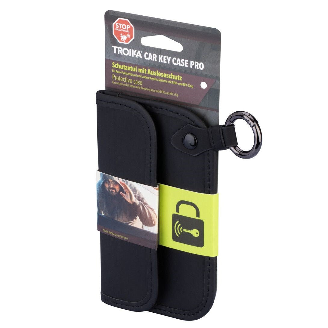 TROIKA Car Key Signal Blocker Case: RFID Blocking Pouch for Keyless Button Start Cars