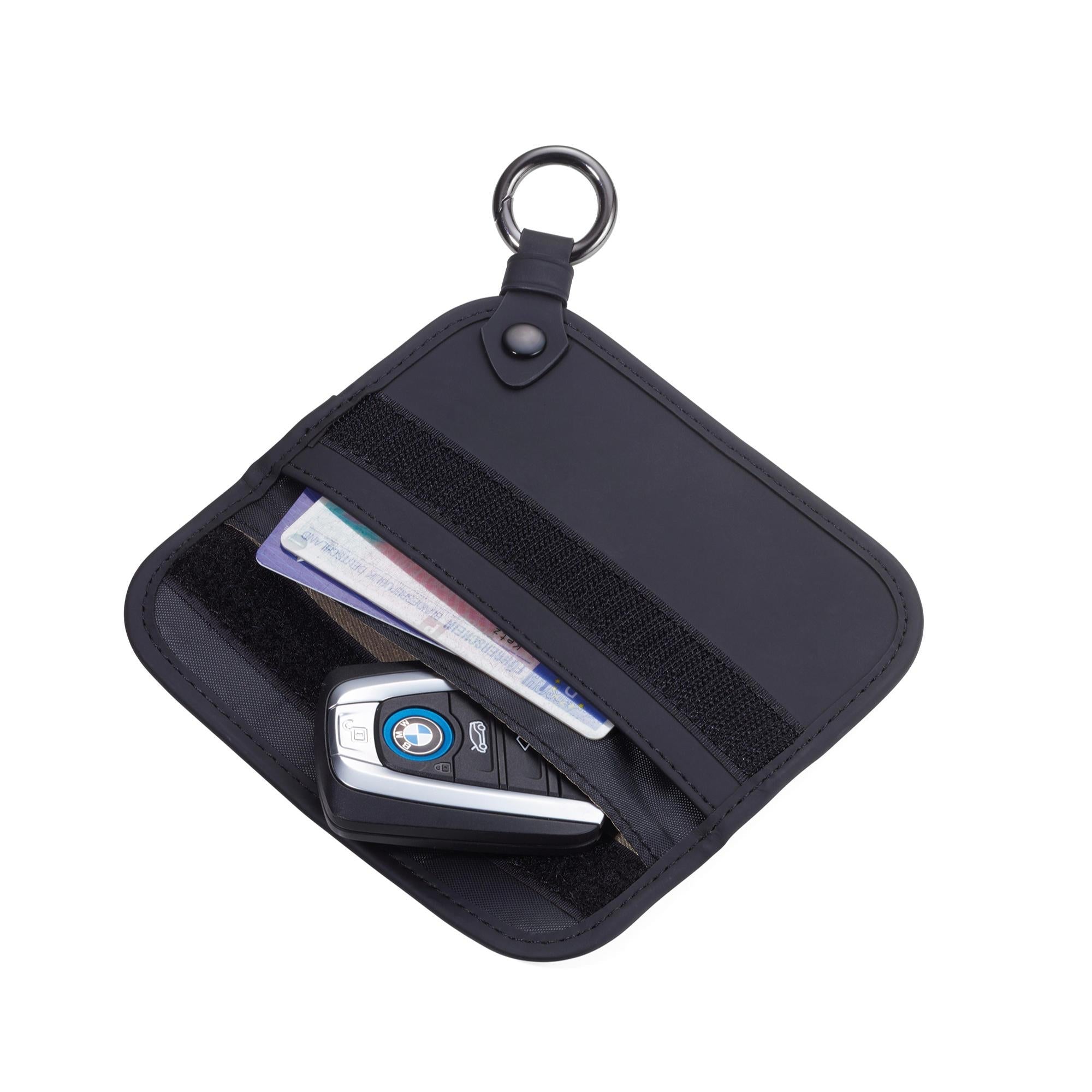 TROIKA Car Key Signal Blocker Case: RFID Blocking Pouch for Keyless Button Start Cars