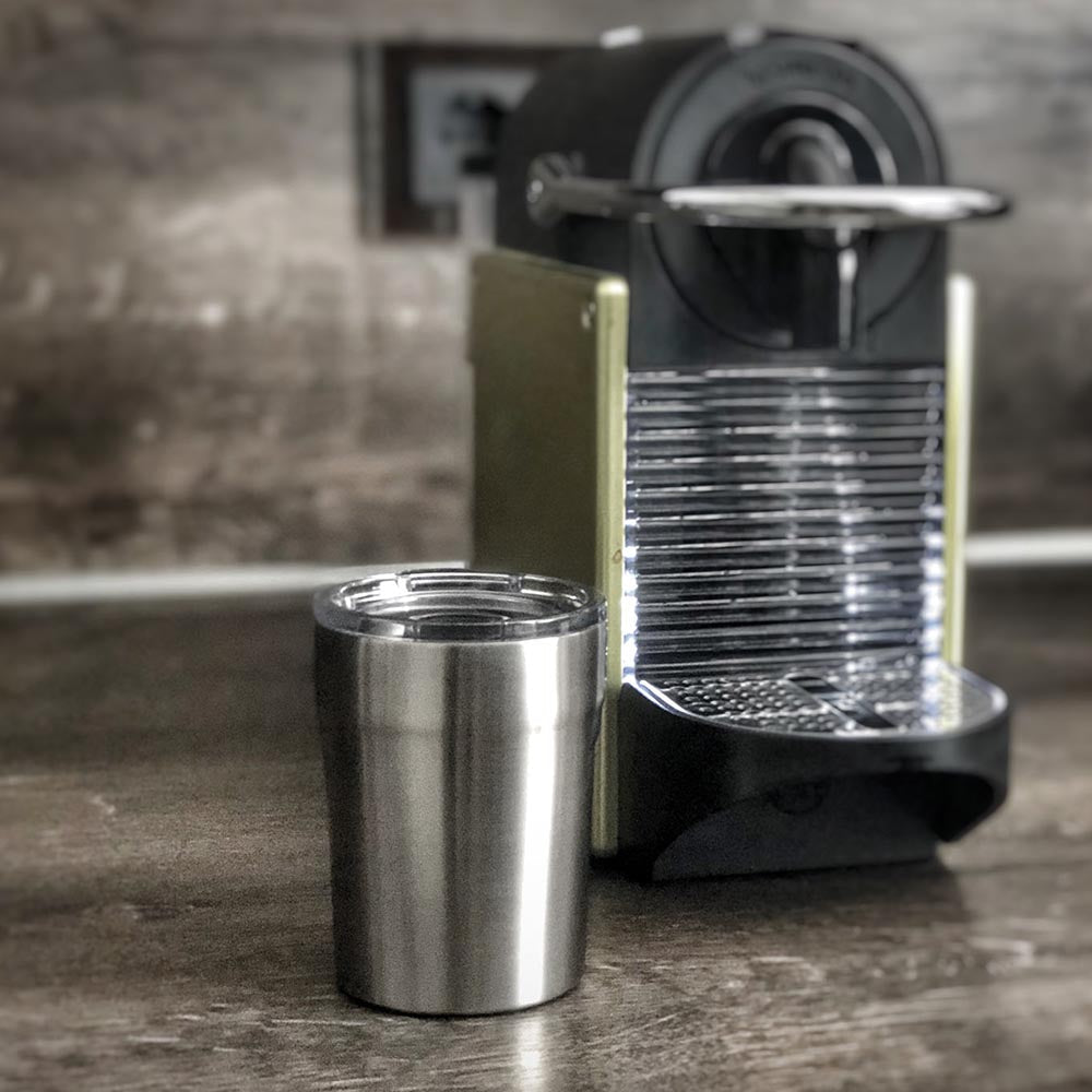 Troika Travel Mug Double-Walled Insulation for 160ml Double Espresso - Silver