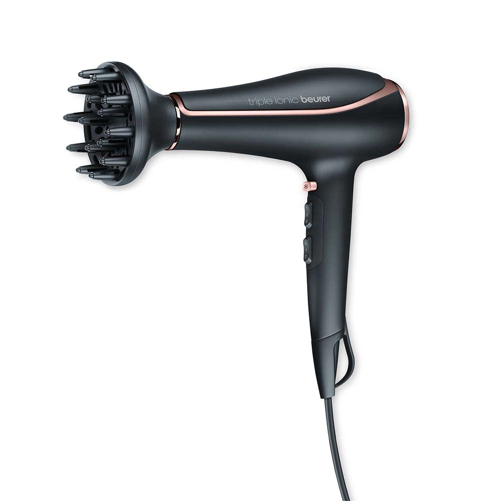 Beurer HC 80 Hair Dryer: Fast Drying, Triple Ionic Function, Variable Heat & Speed