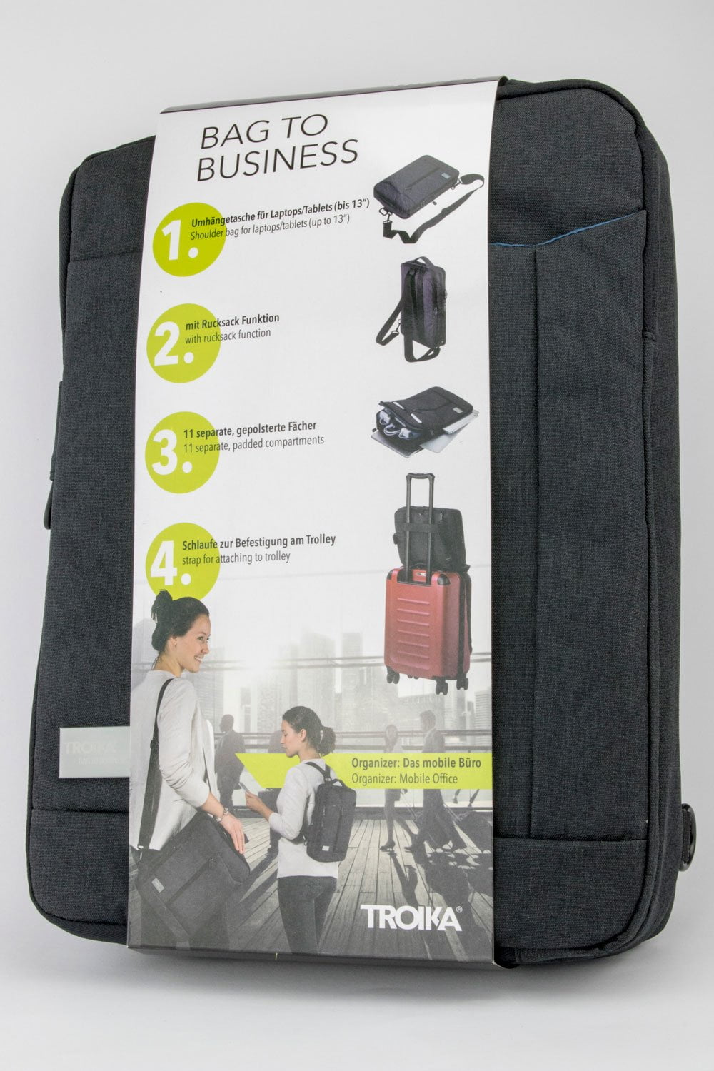 Troika Multi-Functional Bag for Laptops & Tablets