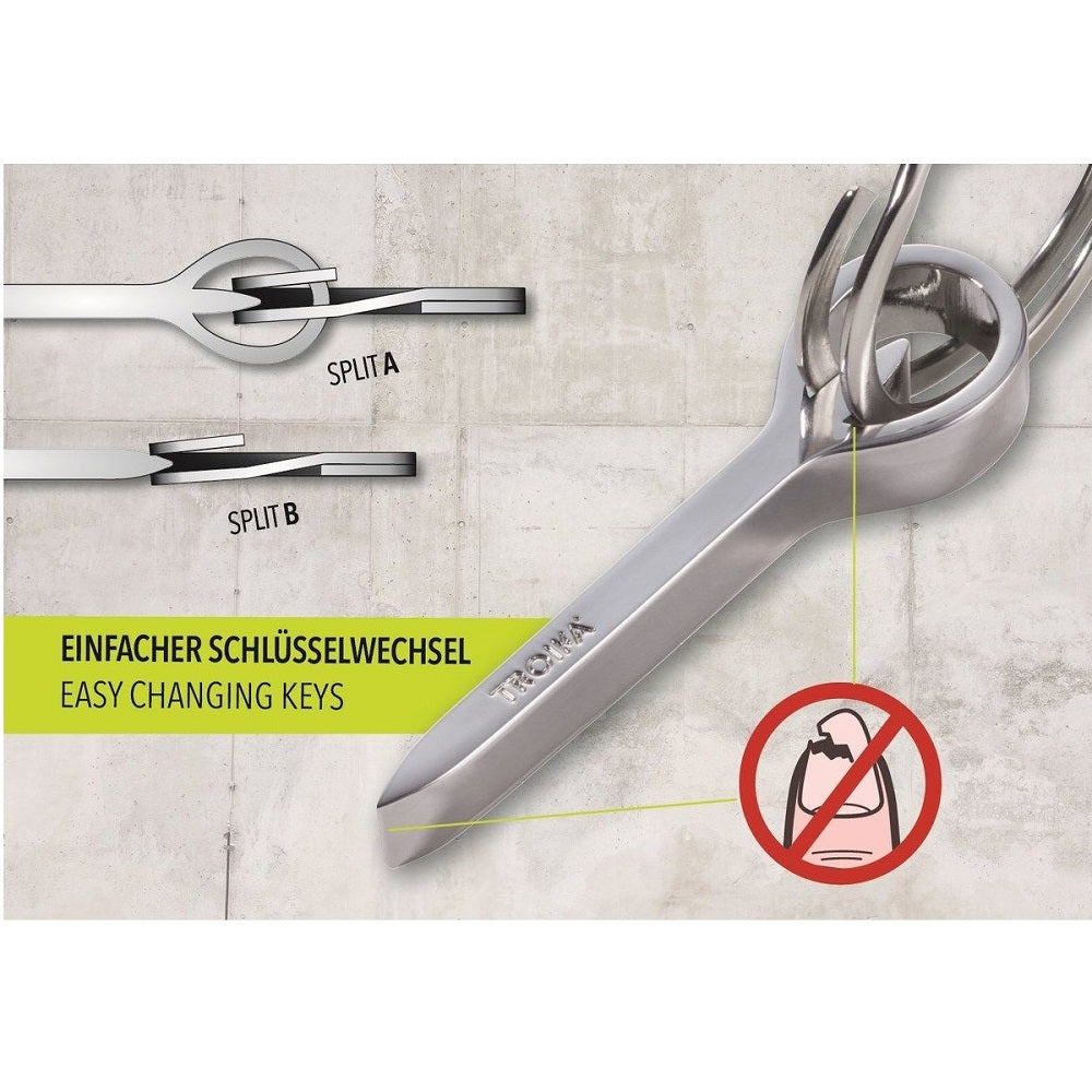 TROIKA Keyring SPLIT IT Keyring Tool