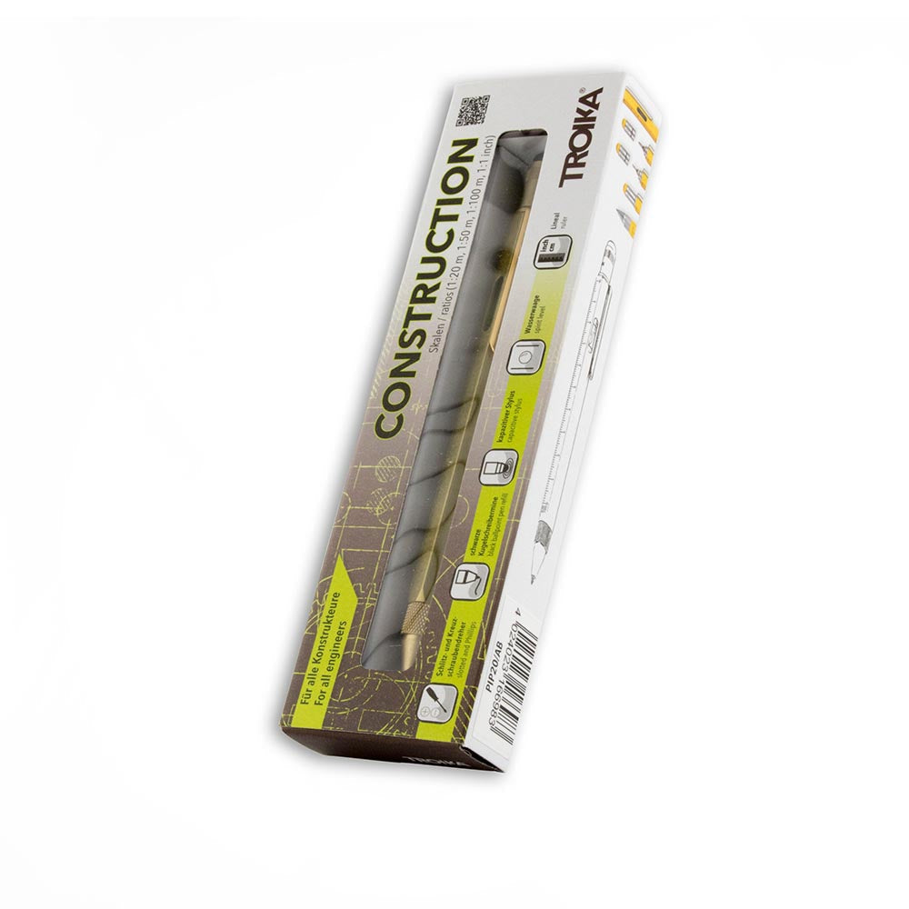 Troika Multitasking ballpoint pen "CONSTRUCTION" (Antique Brass)