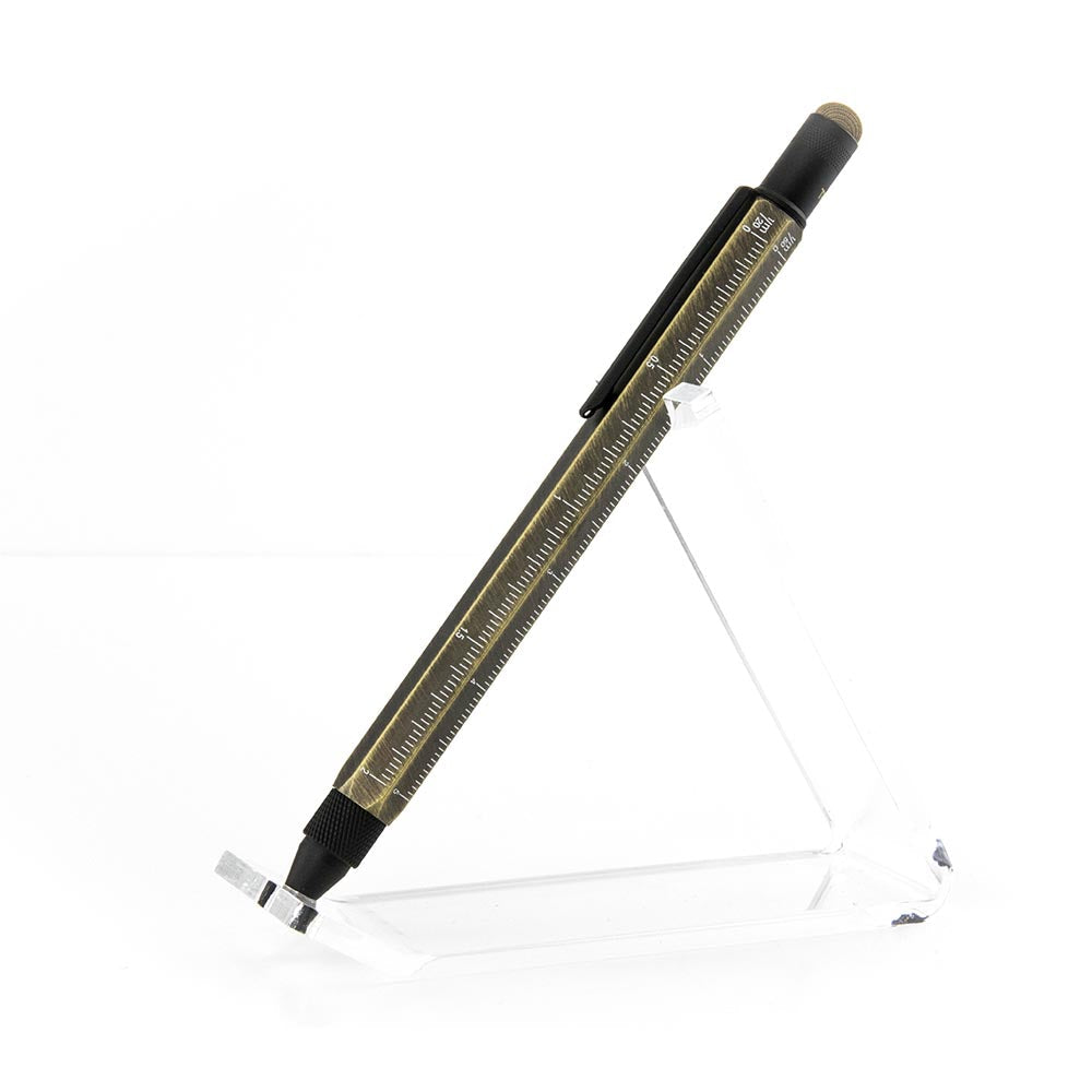 Troika Multitasking ballpoint pen "CONSTRUCTION" (Antique Gold)