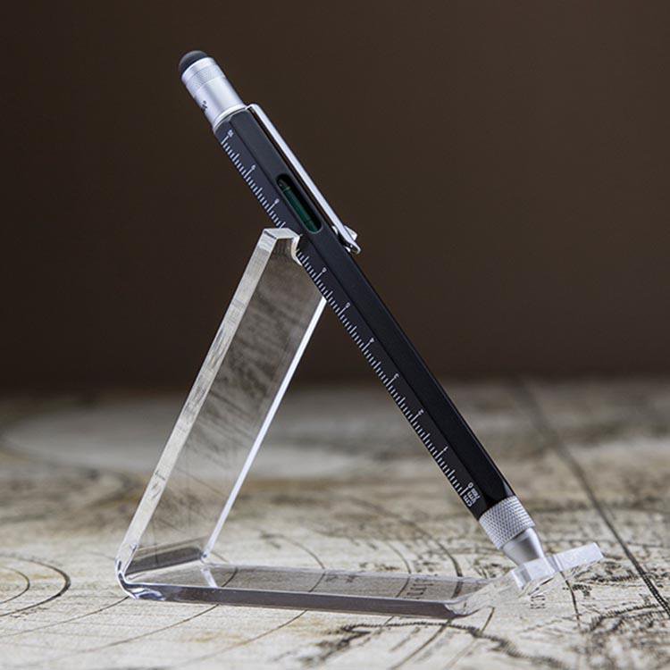 Troika Multitasking ballpoint pen "CONSTRUCTION" (Black)