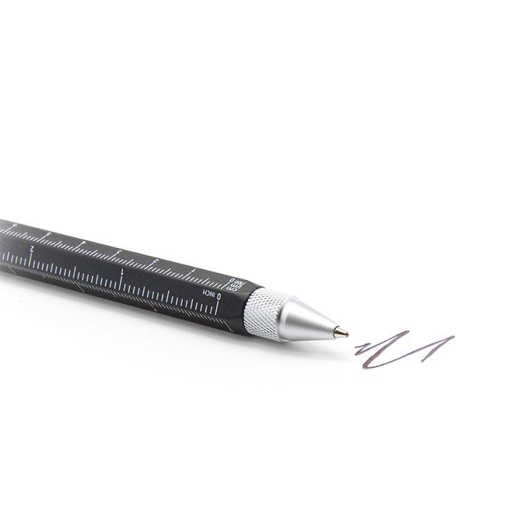 Troika Multitasking ballpoint pen "CONSTRUCTION" (Black)