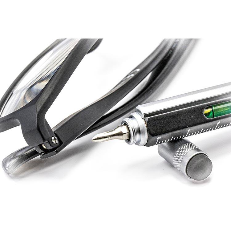 Troika Multitasking ballpoint pen "CONSTRUCTION" (Black)