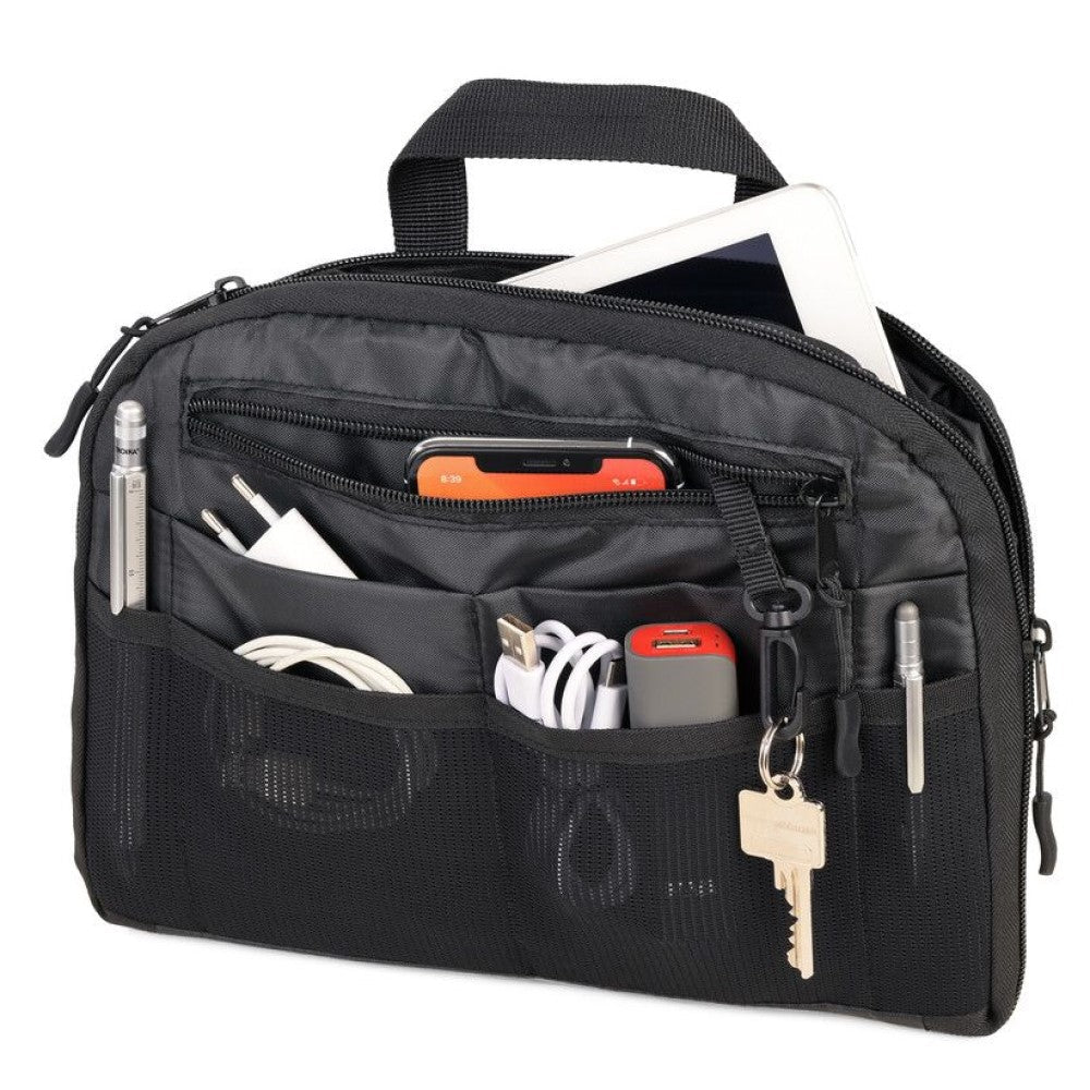 TROIKA Foldable Backpack or Organiser Case: 2-in-1 Bag Converts as Needed