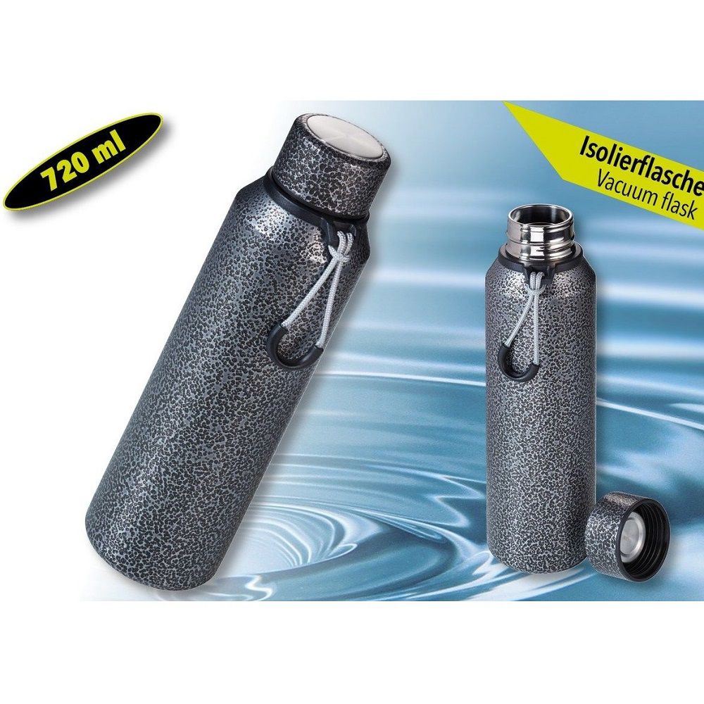 TROIKA Flask - Vacuum Flask GEYSIR – Titanium Colour – 720ml
