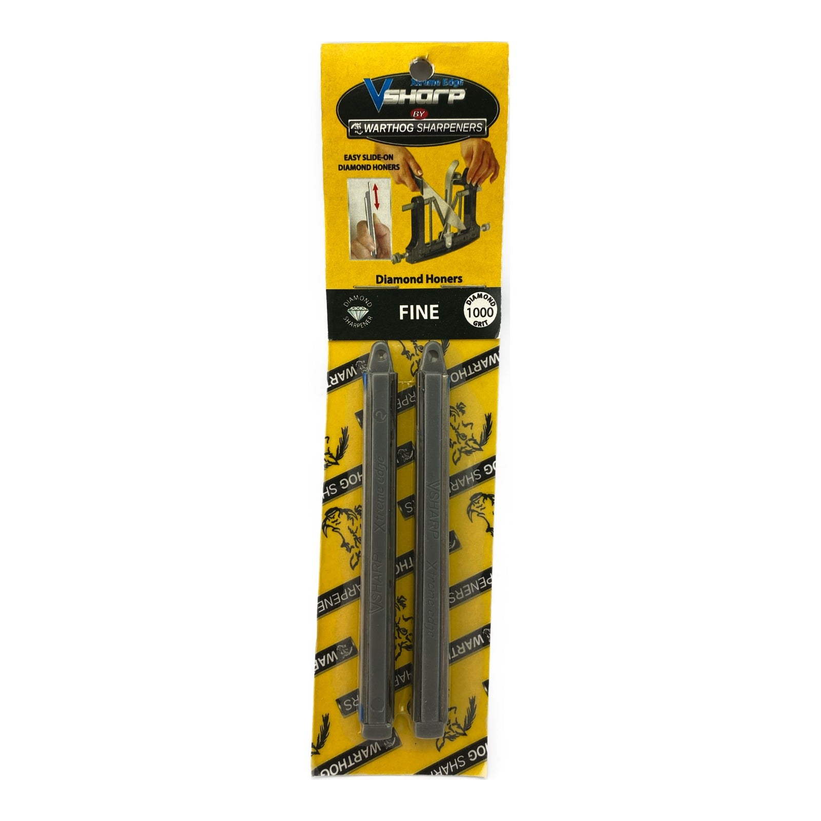 Warthog V-Sharp Xtreme Edge Replacement Diamond Honers – Fine 1000 Grit (Pair)