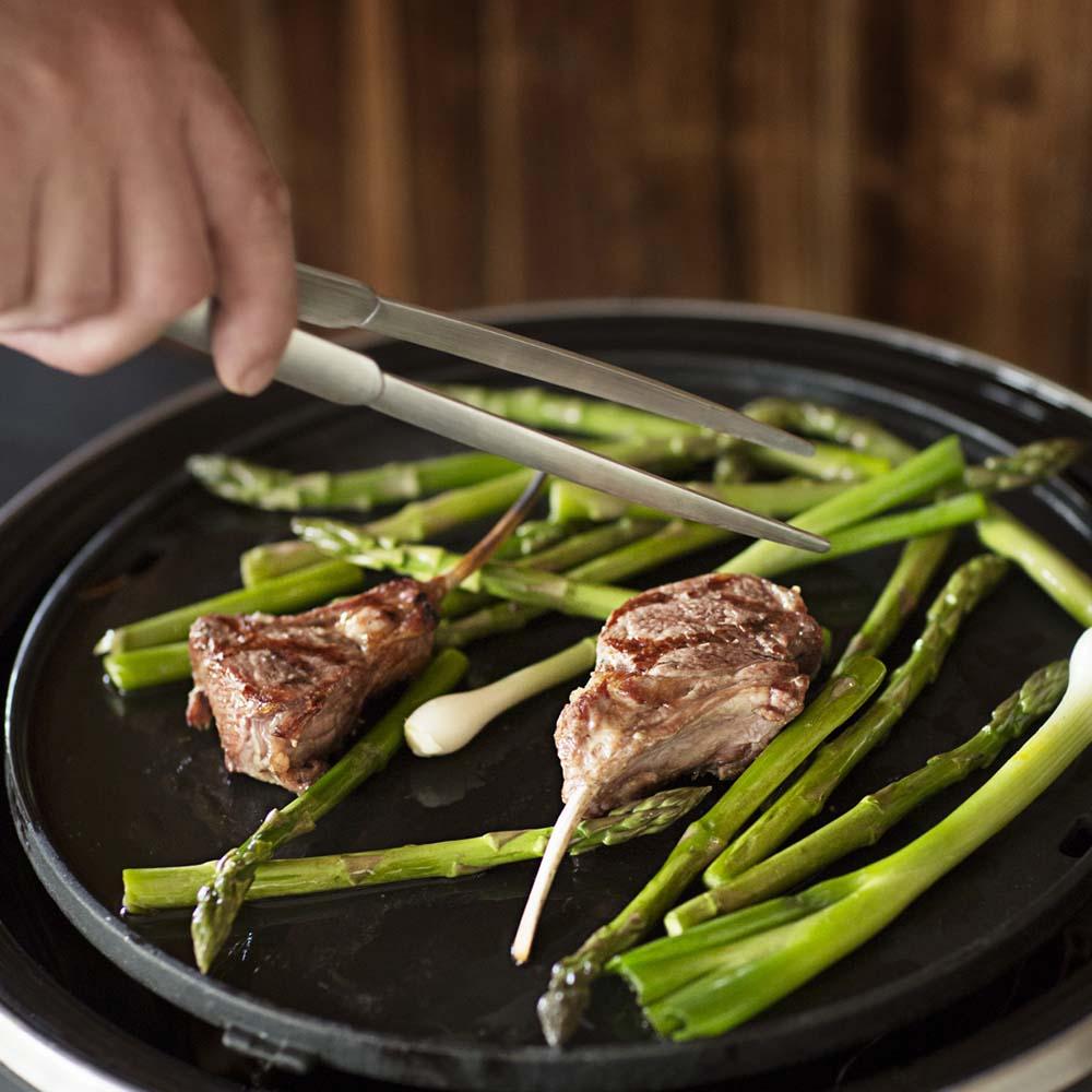 Roesle Stainless Steel Fine Tongs - Matt