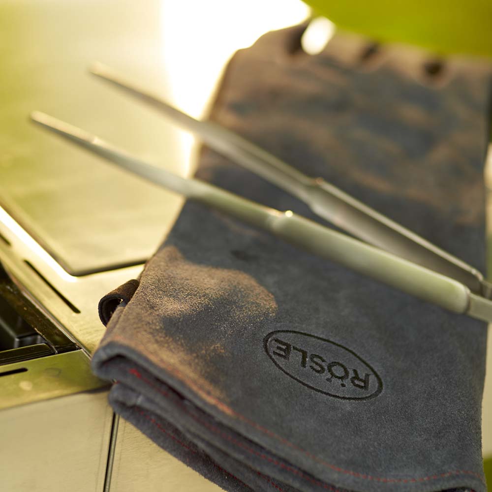 Roesle Stainless Steel Fine Tongs - Matt