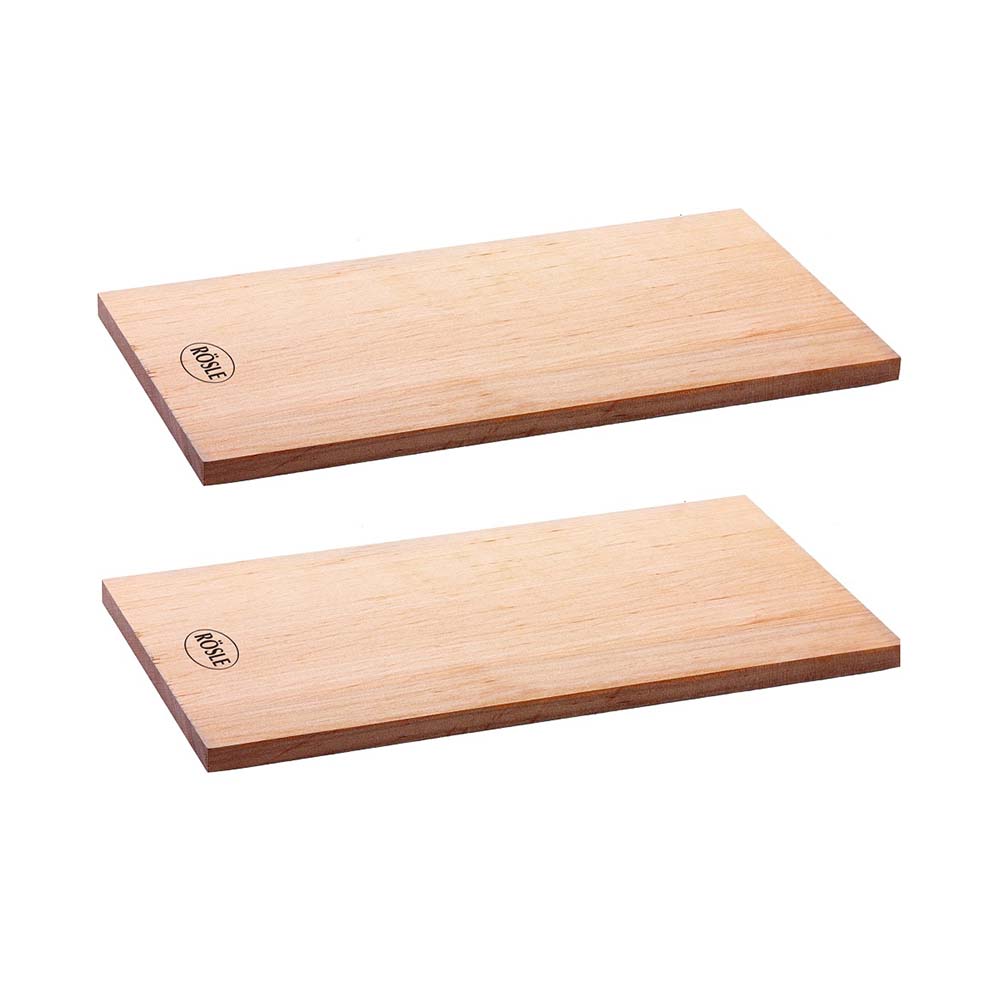 Roesle Reusable Grill Aroma Planks - Alder 40 x 19,5 cm (2pcs)