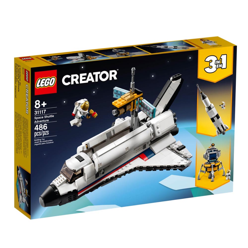 LEGO Creator 31117 - Space Shuttle Adventure 3-in-1