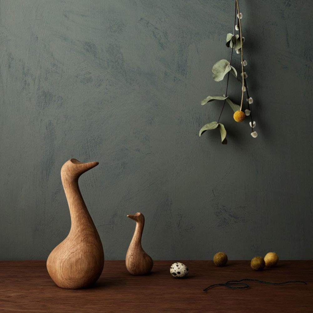 Vagnbys The Ugly Duckling Oak Sculpture 15cm