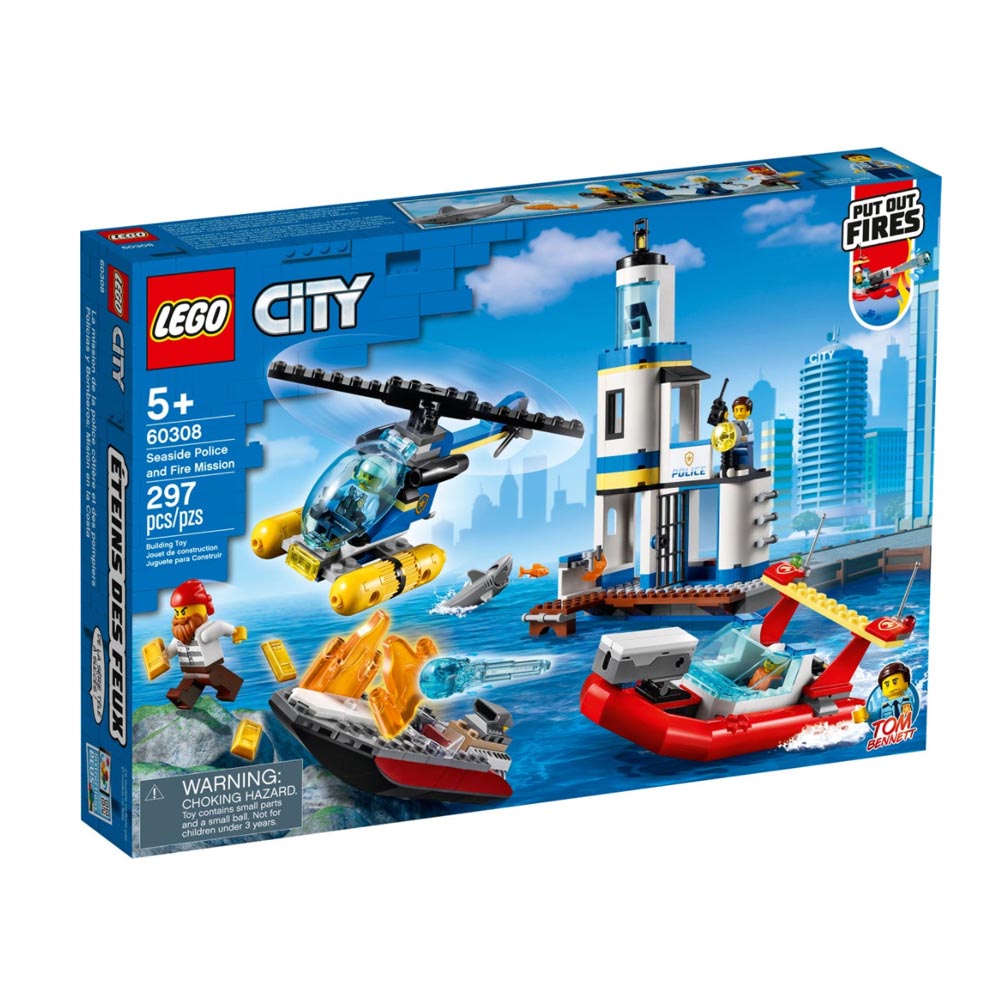 LEGO City Police 60308 - Seaside Police and Fire Mission