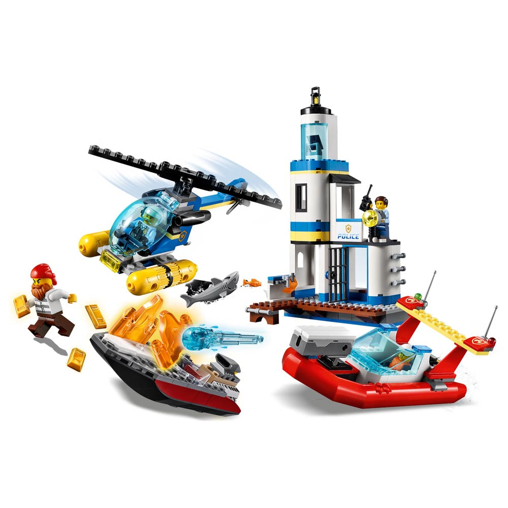 LEGO City Police 60308 - Seaside Police and Fire Mission