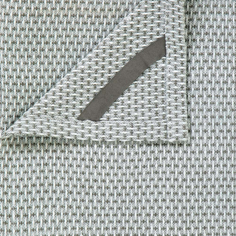 Blomus RIDGE Set of 2 Tea Towels - Lily White/Agave Green