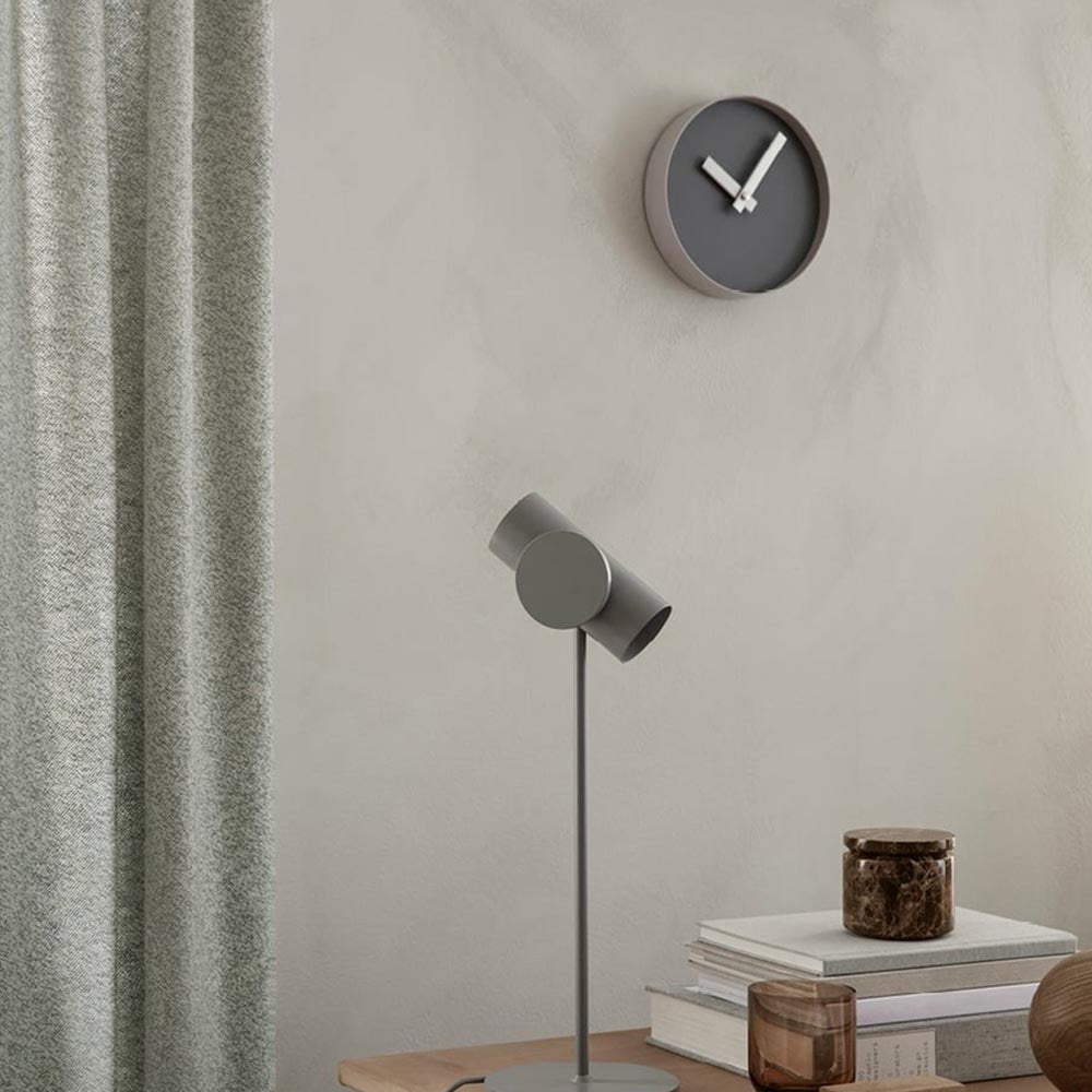 Blomus RIM Wall Clock 20cm - Ashes of Roses & Steel Grey