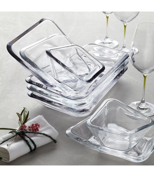 Bowl Clear Glass Decorative PANAREA 13 cm