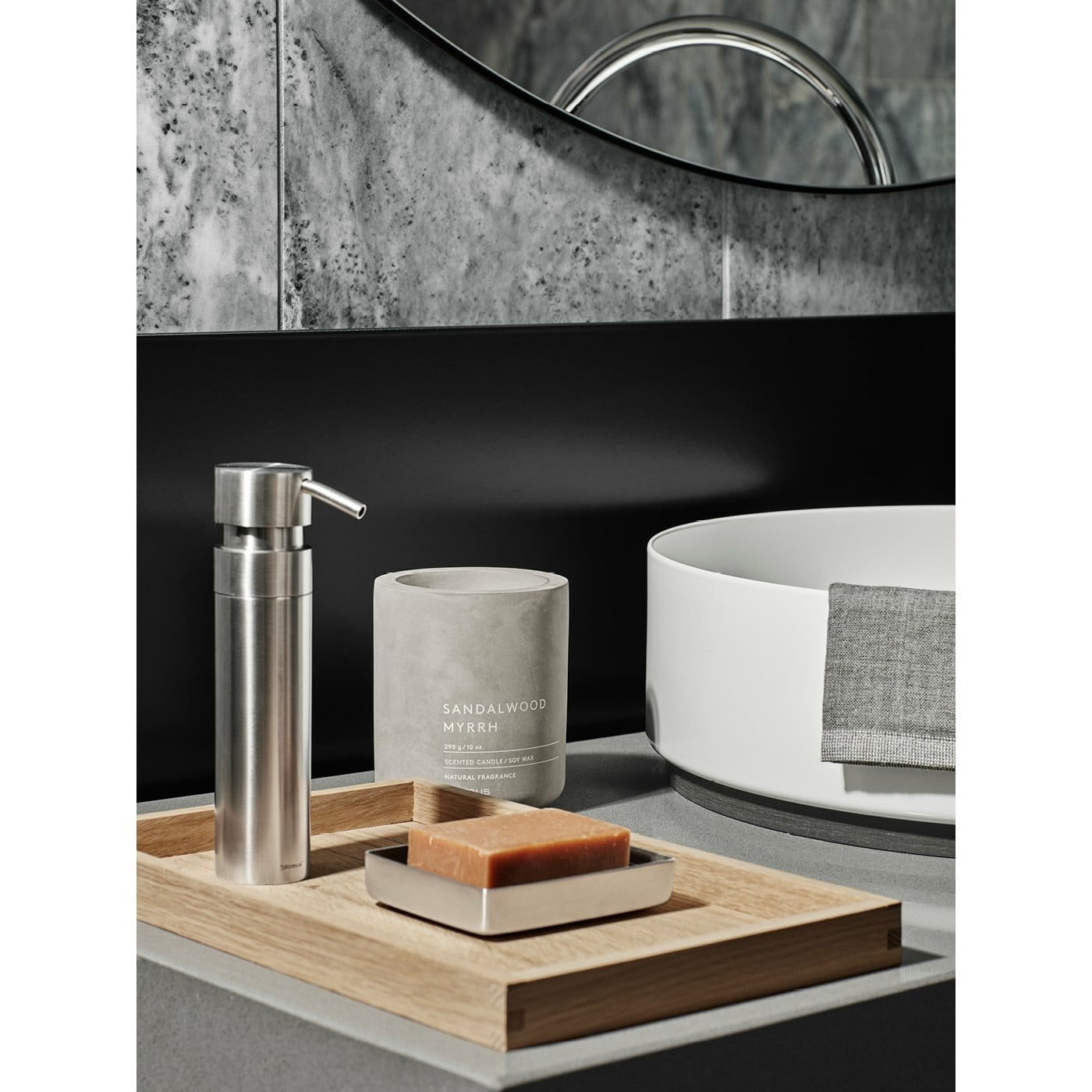 blomus Soap Dispenser Matt Stainless-Steel Small 100ml NEXIO