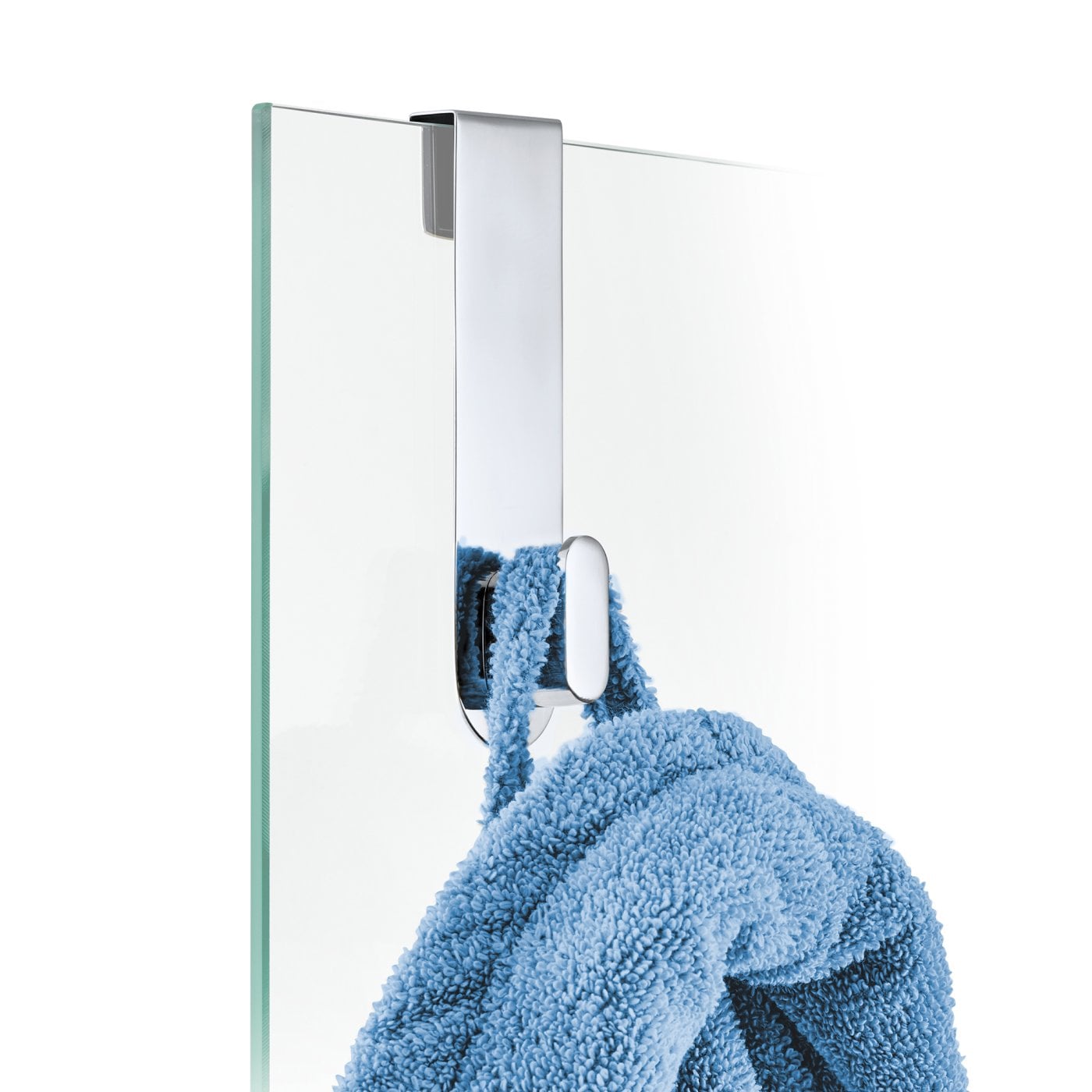 blomus Hook for Glass Shower Panels Polished Stainless-Steel AREO
