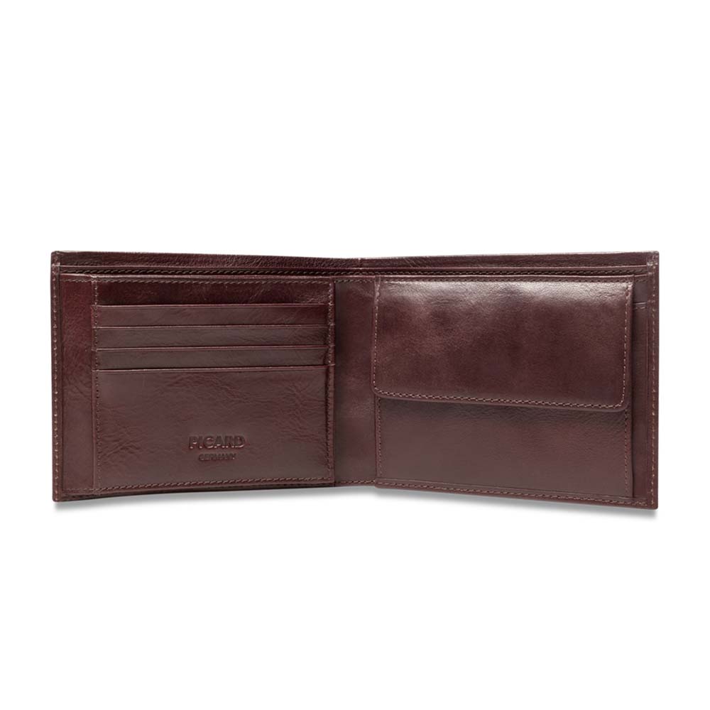 Picard Landscape Apache Leather Wallet - Chestnut